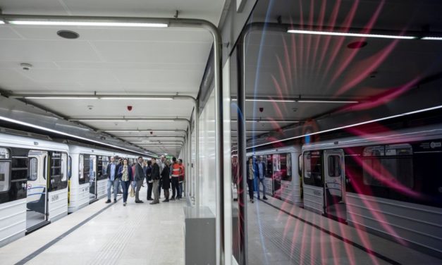 FOTO: Cum arată prima secţiune renovată a liniei 3 de metrou din Budapesta