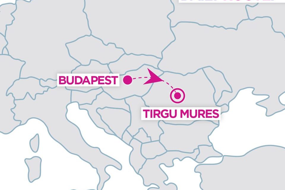 Wizz Air anunță frecvenţă zilnică pe ruta Budapesta-Târgu Mureş