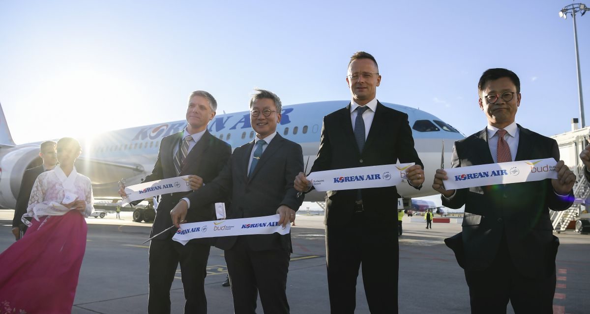 Între Budapesta şi Seul se lansează un zbor direct cu Korean Airlines
