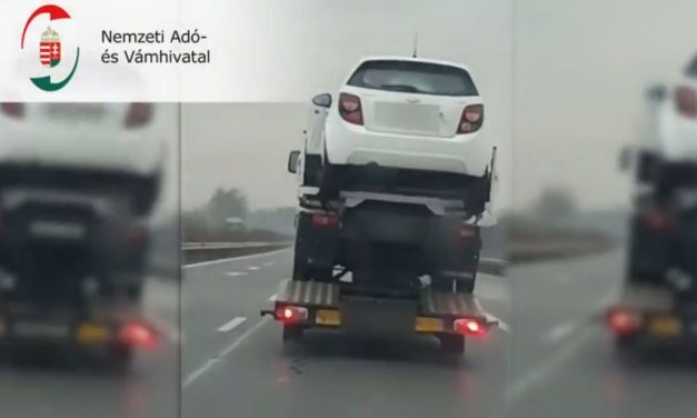 Autovehicul înmatriculat în România, surprins pe autostrada M5 din Ungaria cu o suprasarcină semnificativă